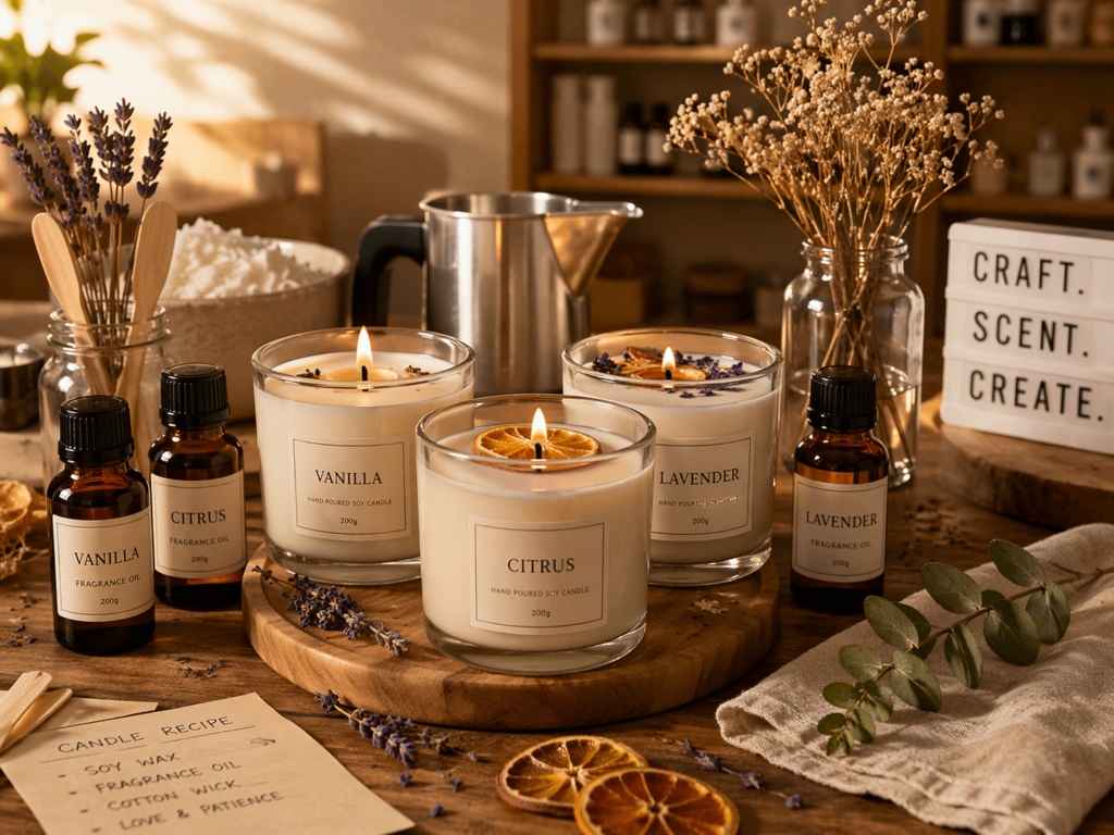 Fragrance oils for candles