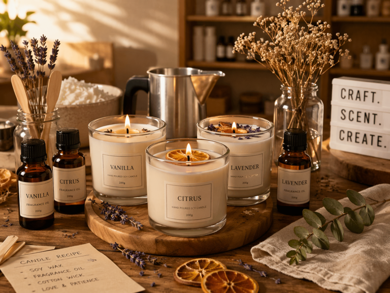 Fragrance oils for candles